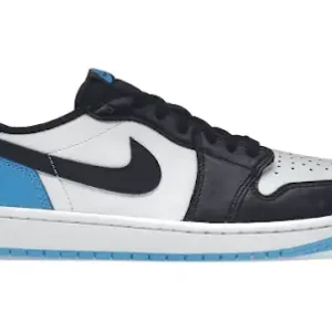 Jordan 1 Retro Low OG Black Dark Powder Blue