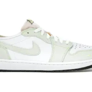 Jordan 1 Retro Low White Ghost Green Black