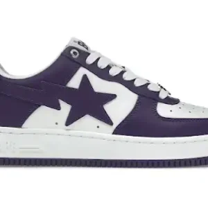 A Bathing Ape Bape Sta White Purple