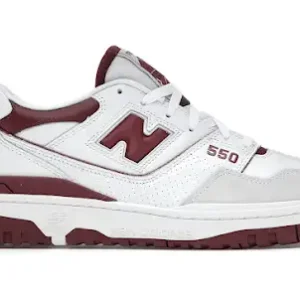 New Balance 550 Sea Salt Burgundy