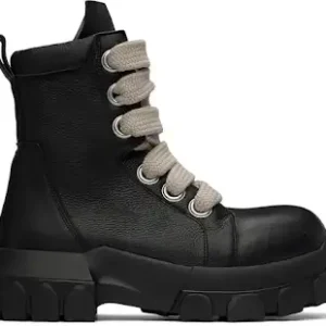Rick Owens Jumbo Lace Bozo Tractor Boots