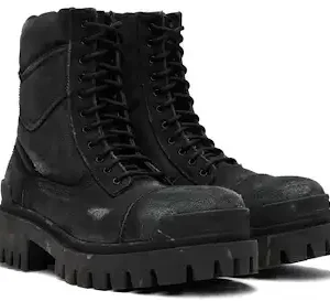 Balenciaga Combat Canvas Strike Boots