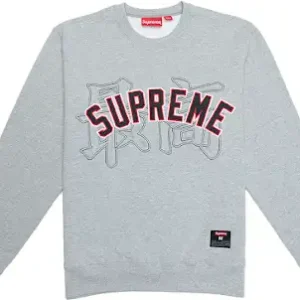 Supreme Kanji Logo Crewneck