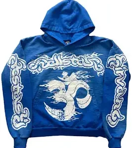 Hellstar Studios Blue Records Hoodie