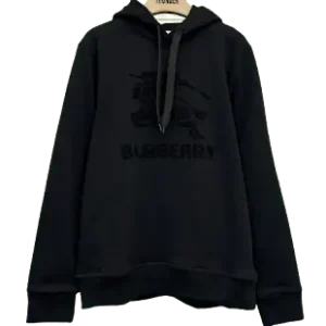 Burberry Towel Embroidery Horse Knight Logo Hoodie