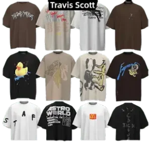 Bunch of Travis Scott Tees #1 (26 Variants)