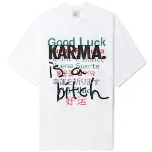 Vetements Good Luck Karma Tee