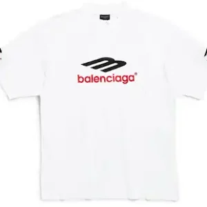 Balenciaga 3B Sports Icon Tee White