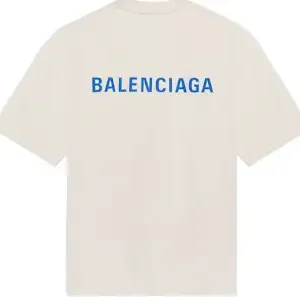 Balenciaga Blue Logo Tee