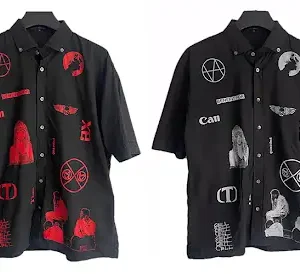 RAF Simons Consumed Button Up Shirt
