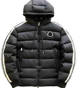 Moncler Stripe-Detail Padded Jacket