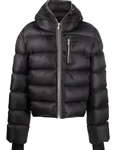 Rick Owens Paddend Hooded Down Puffer Jacket