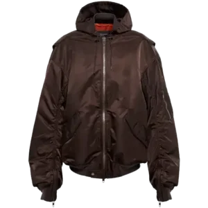 Balenciaga Brown Bomber Jacket