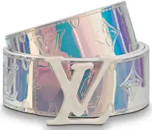 Holographic Louis Vuitton Belt