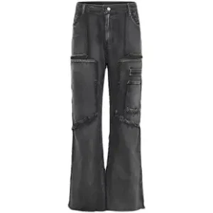 No Faith Studios Flared Denim Jeans