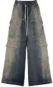 Rick Owens Double Cargo Jumbo Belas Mineral Pearl