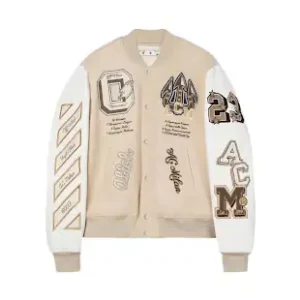 Off-White X AC Milan Varsity Jacket