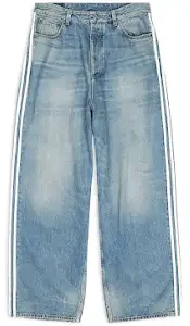Balenciaga x adidas Large Baggy Pants Blue