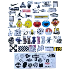 Various Hypebeast Stickers