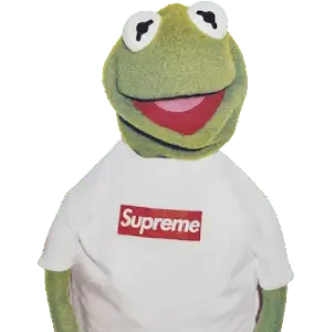 Supreme Kermit Plush