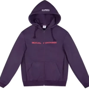Vetements Sexual Fantasies Zip-Up Hoodie