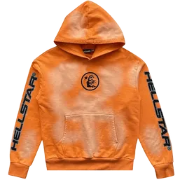Hellstar Fire Orange Dye Hoodie (NFC)