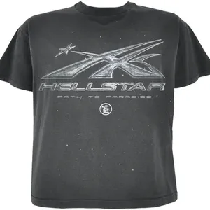 Hellstar Chrome Logo Tee Black (NFC)