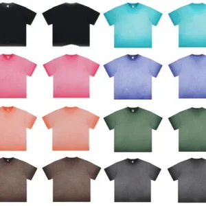 Cheap Unbranded Blank Washed Heavy Tees