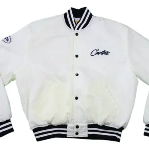 Corteiz Stadium Jacket White