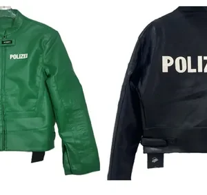 Vetements Polizei Leather Jacket