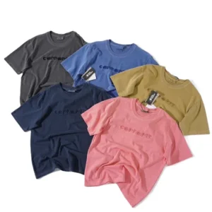 Carhartt Washed Embroidered Logo Tees (5 Variants)