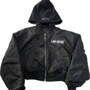 Playboi Carti I Am Music Cropped Bomber Jacket
