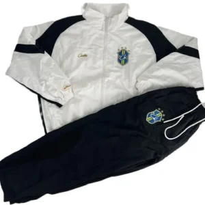 Corteiz Shuku Brazil Track Jacket + Pants White