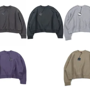 Entire Studios Washed Crewneck Sweaters (5 Variants)