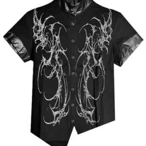 DETW Cyber Leather Shirt