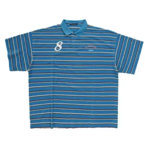 MASONPRINCE Blue Striped Polo