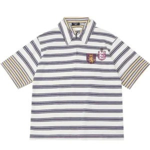 PEOPLESENSE Striped Crown Badge Polo
