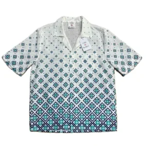 Casablanca Gradient Short Sleeve Button Up Shirt