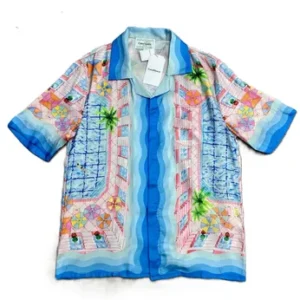 Casablanca Resort Short Sleeve Button Up Shirt