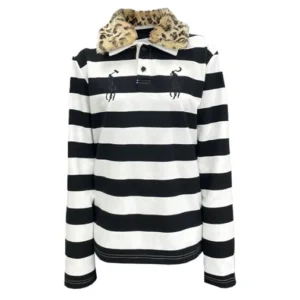 Hammer and Sickle Horse Long Sleeve Fur Polo