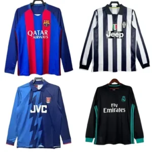 Bunch of Retro Long Sleeve Football Jerseys (46 Variants)