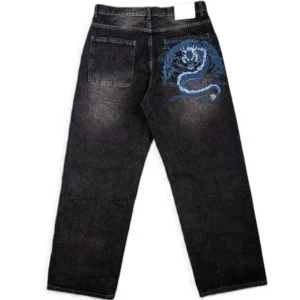 Mobius Dragon Denim Jeans Blue