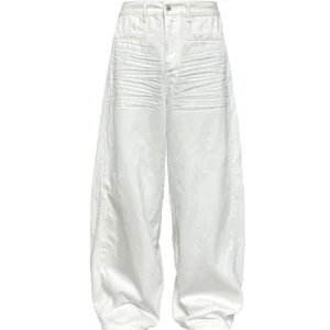 JCAESAR Baggy White Denim Jeans