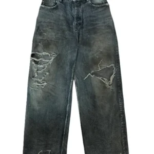 Balenciaga Destroyed Mud Jeans