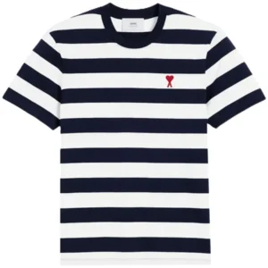 Ami Paris Striped Tee