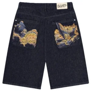 Derschutze Whale Denim Shorts