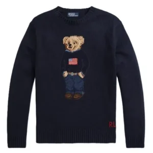 Polo Ralph Lauren USA Bear Knit Sweater