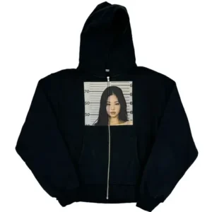 Blackpink Jennie Kim Zip-Up Hoodie