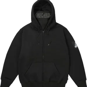Palace Facemask Zip-Up Hoodie Black