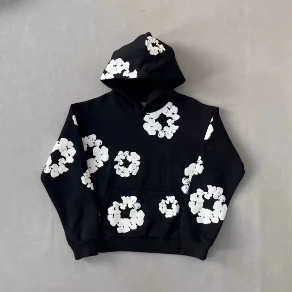 Denim Kapok American Hoodie Made in Portugal Hooded Sweatshirt